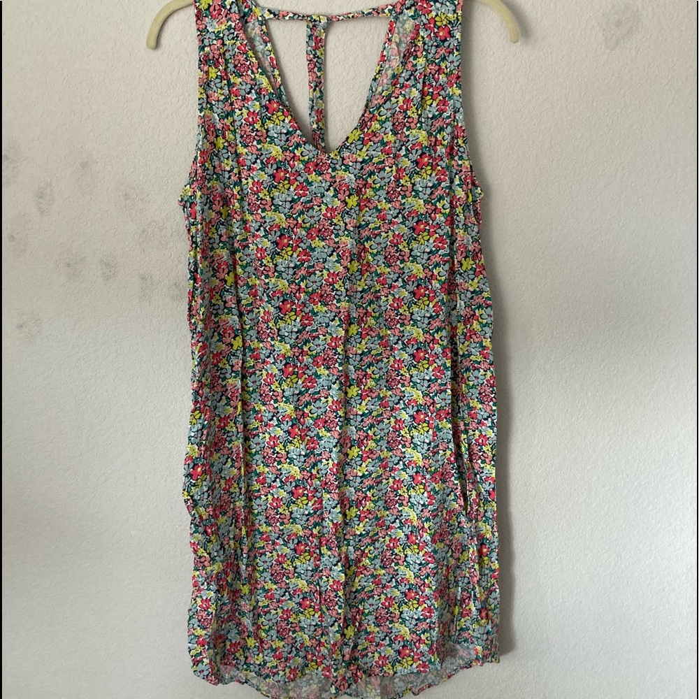 sleeveless flower gap dress